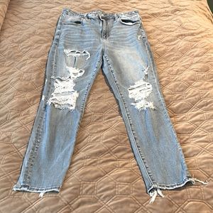 Distressed American Eagle Jeans